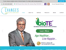 Tablet Screenshot of changesmedical.com